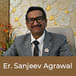 Having a Spiritual leadership style, Er. Agrawal believes in giving with open hands and heart